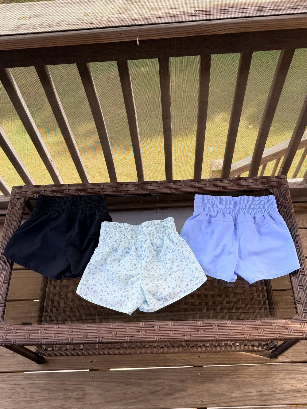 Old Navy Girls Elastic-Waist Casual Shorts Trio Size Small
